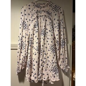 Free People In Her Hair Tunic Blouse Mini Dress Size Small